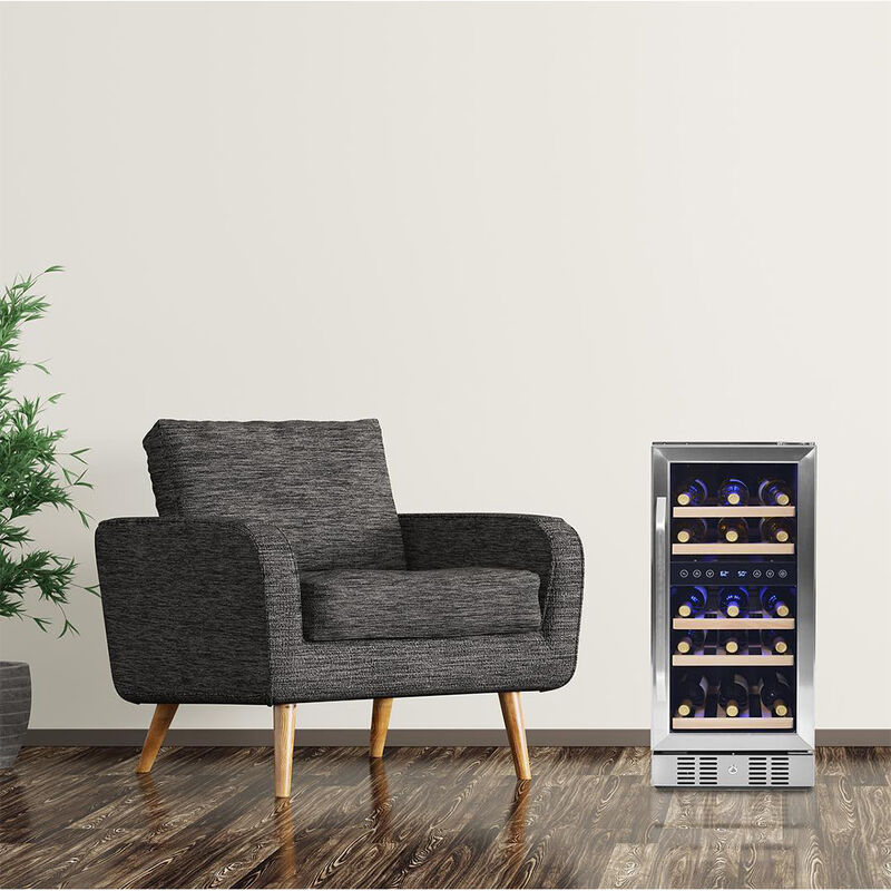 NewAir 15" Built-In 29 Bottle Dual Zone Wine Fridge image number 7