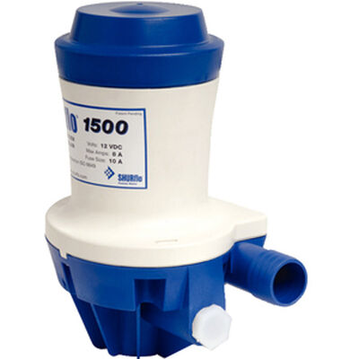 SHURflo 12V High Flow Dual Port Livewell Pump, 1,500 GPH