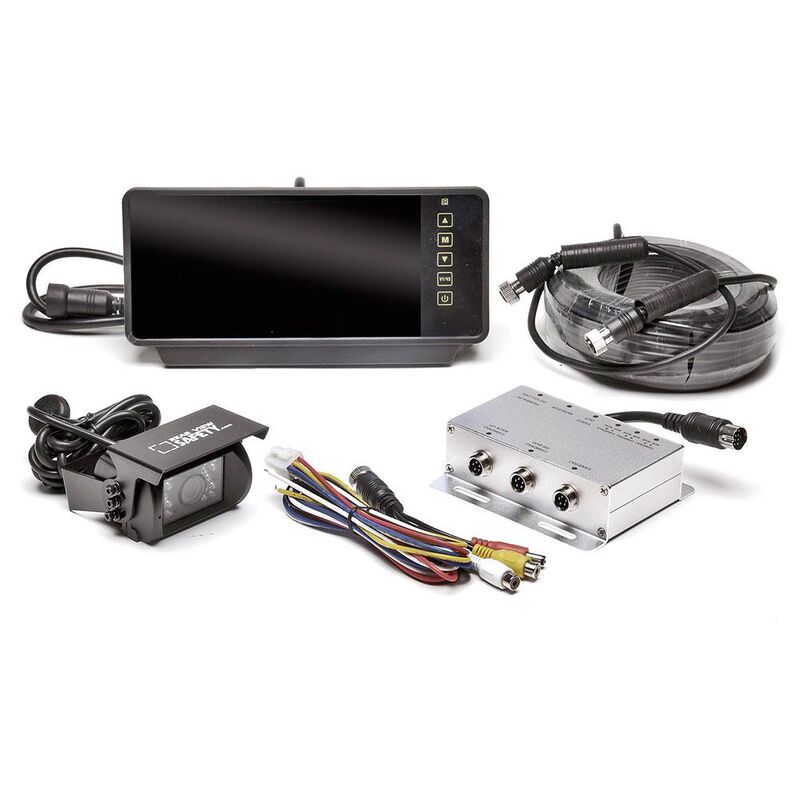Rear View Safety Backup Camera System with 7" Replacement Mirror Monitor image number 2