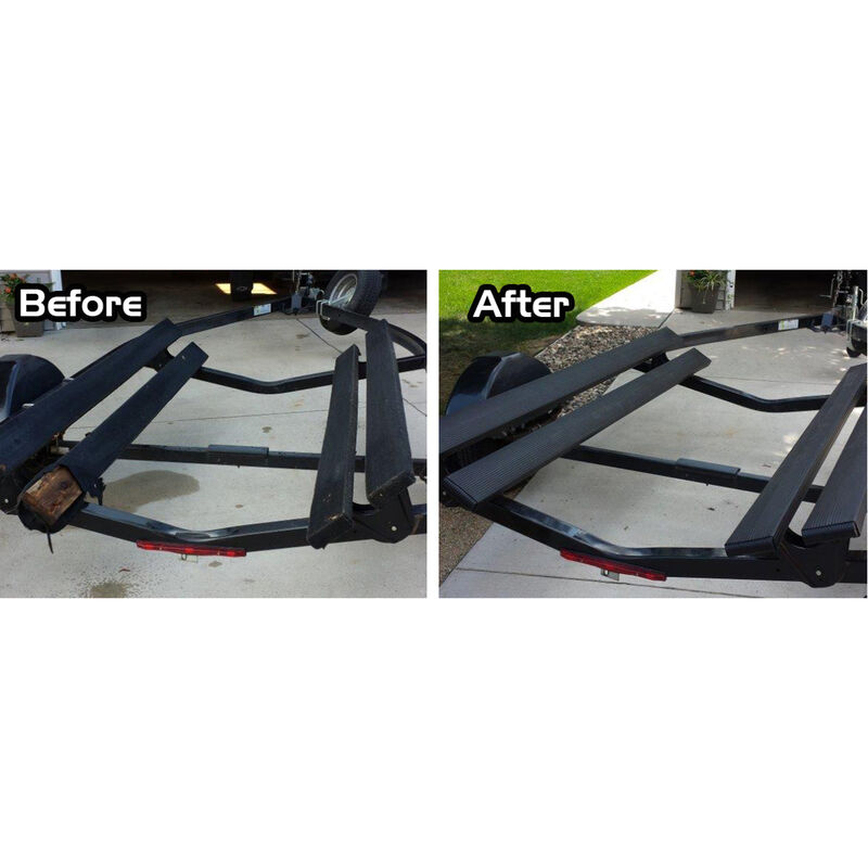 Caliber Bunk Wrap Kit, 24' Roll with 4 Endcaps, 2" x 6" Wrap, Gray image number 5