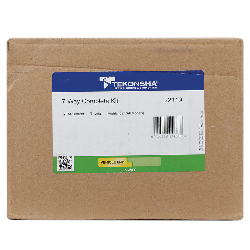 Tekonsha Custom Tow Harness, 7-Way Complete Kit &ndash; Toyota Highlander image number 2