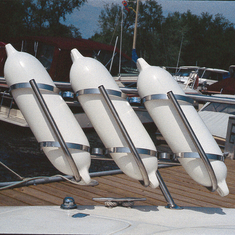 Stainless Steel Fender Rack for (3) 9" to 11" fenders image number 1