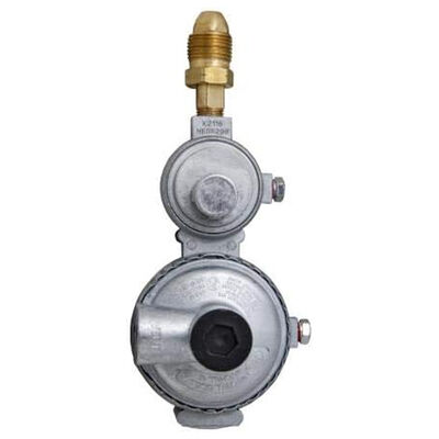 AP Products MEGR-295 Excela-Flo Two-Stage Regulator, POL Inlet x 3/8" FNPT Outlet, 90&deg; Vent