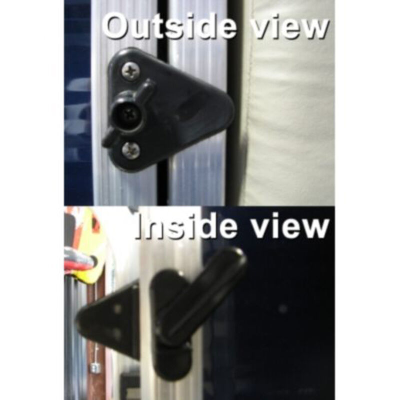 T-H Marine Pontoon Gate Latch, Black image number 3