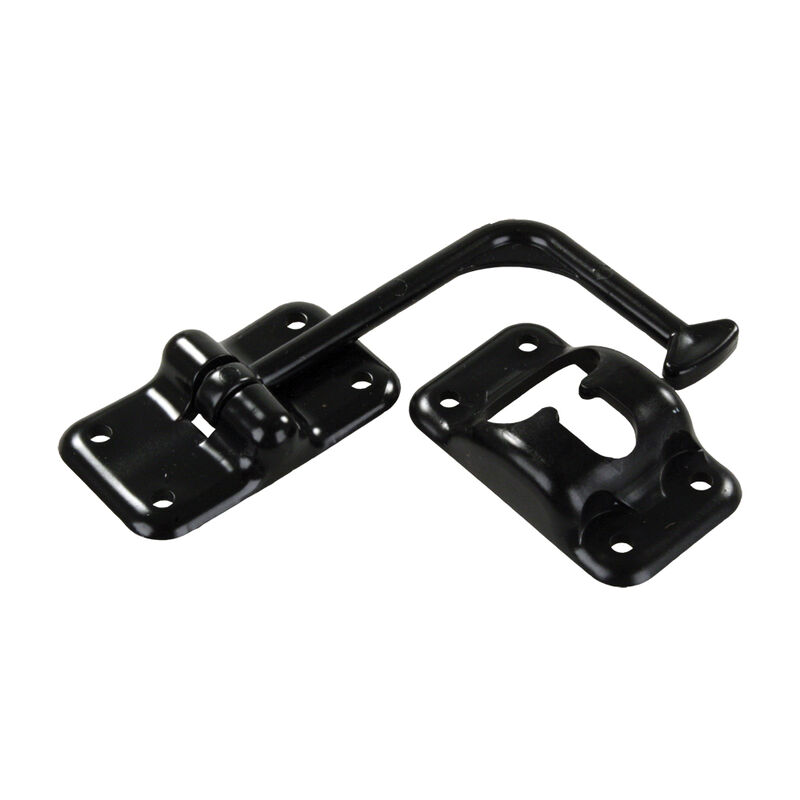 JR Products 90&deg; T-Style Door Holder, Black image number 1