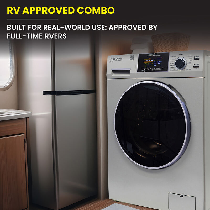 Equator Combo Washer Dryer, Vented-Dry, Silver image number 12