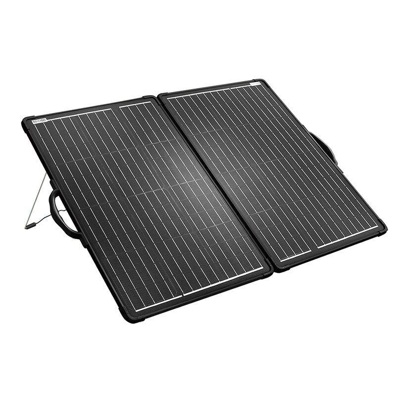 ACOPOWER All Black 100W Lightweight Mono Foldable Solar Suitcase image number 1