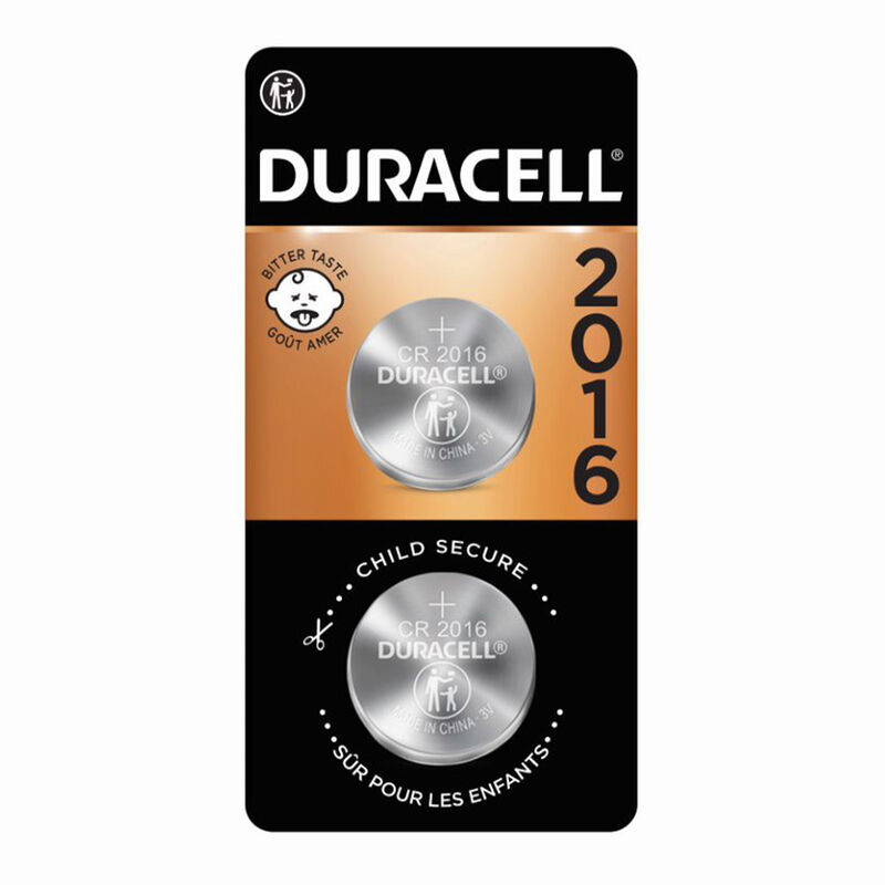 Duracell Lithium 2016 Coin Batteries, 2-Pack image number 1