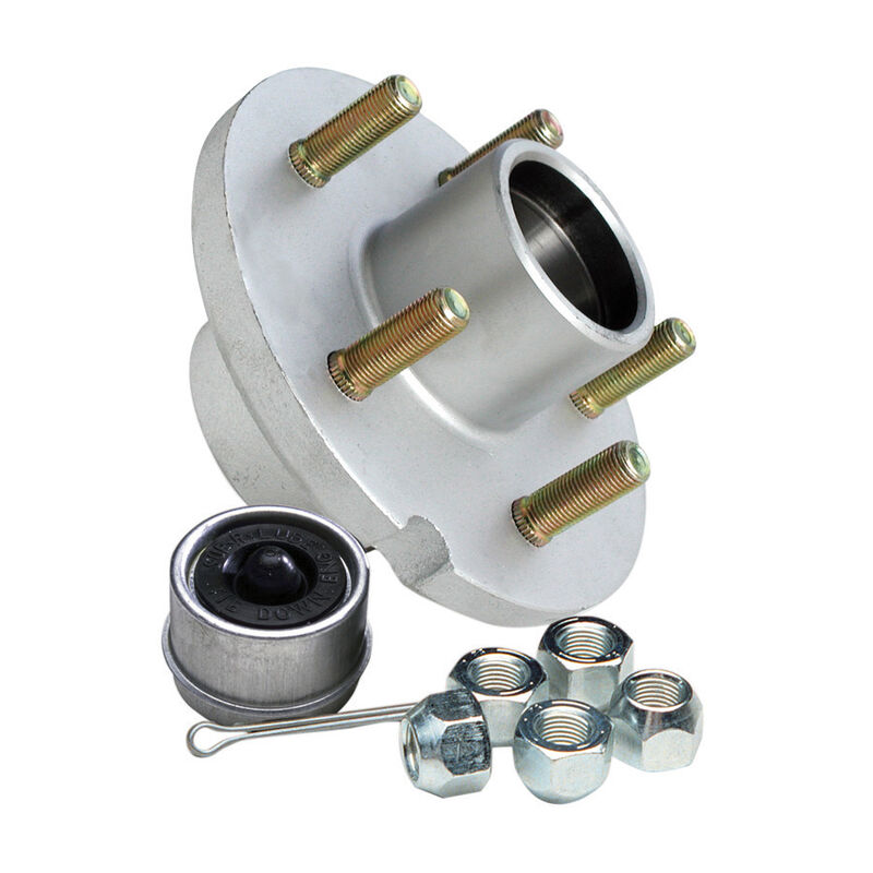 Dexter GalvX Super Lube 5-Stud 1-1/16" Trailer Hub Kit image number 1