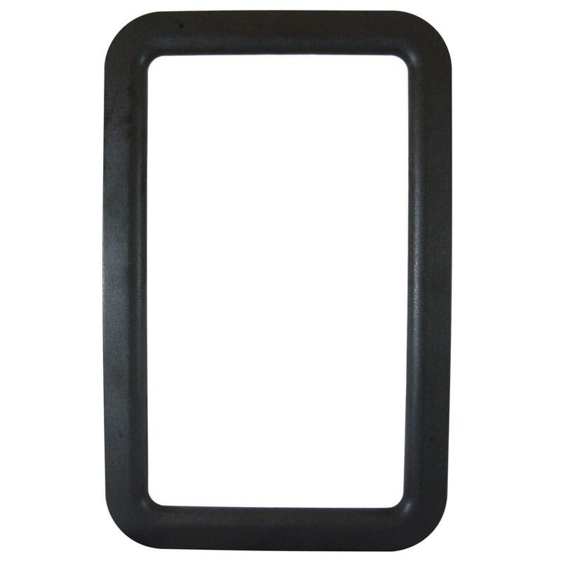 RV Entrance Door Window Frames - Exterior Black image number 1