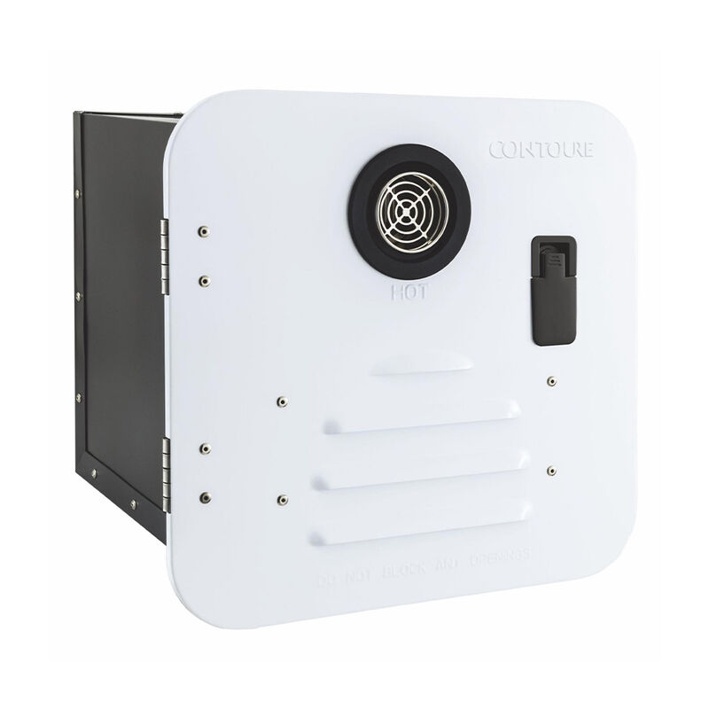 CONTOURE 42,000 BTU RV Tankless Water Heater with White Access Door image number 1