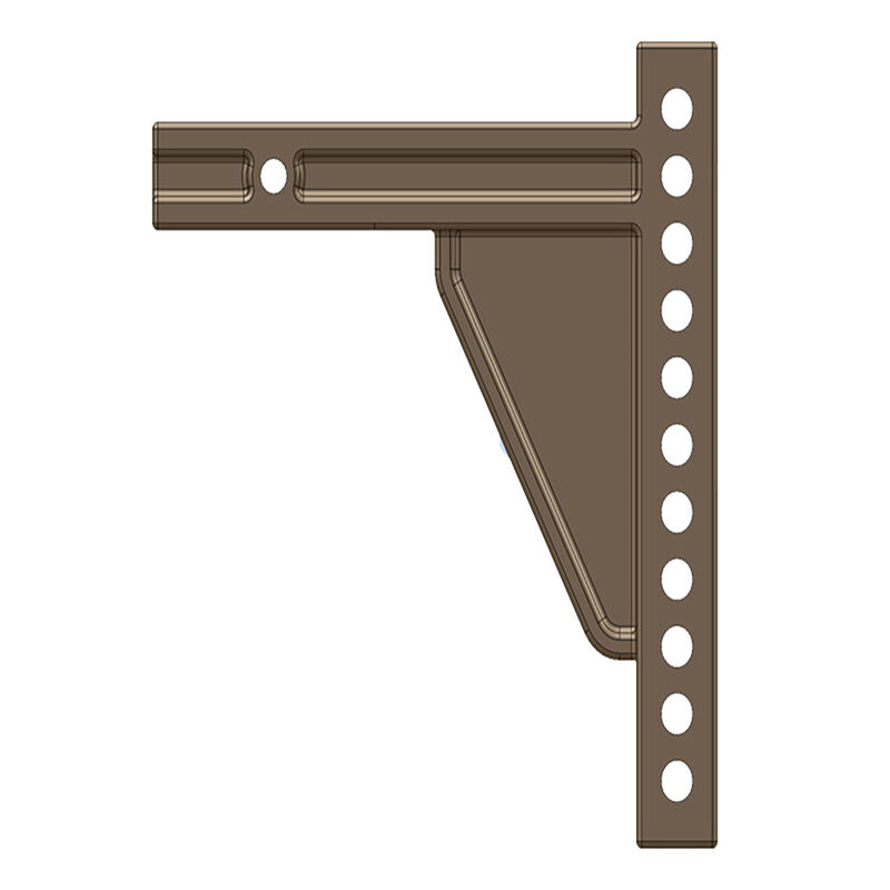 Blue Ox SwayPro 2" Receiver Weight Distribution Shank, 11 Hole Adjustment x 10" image number 3