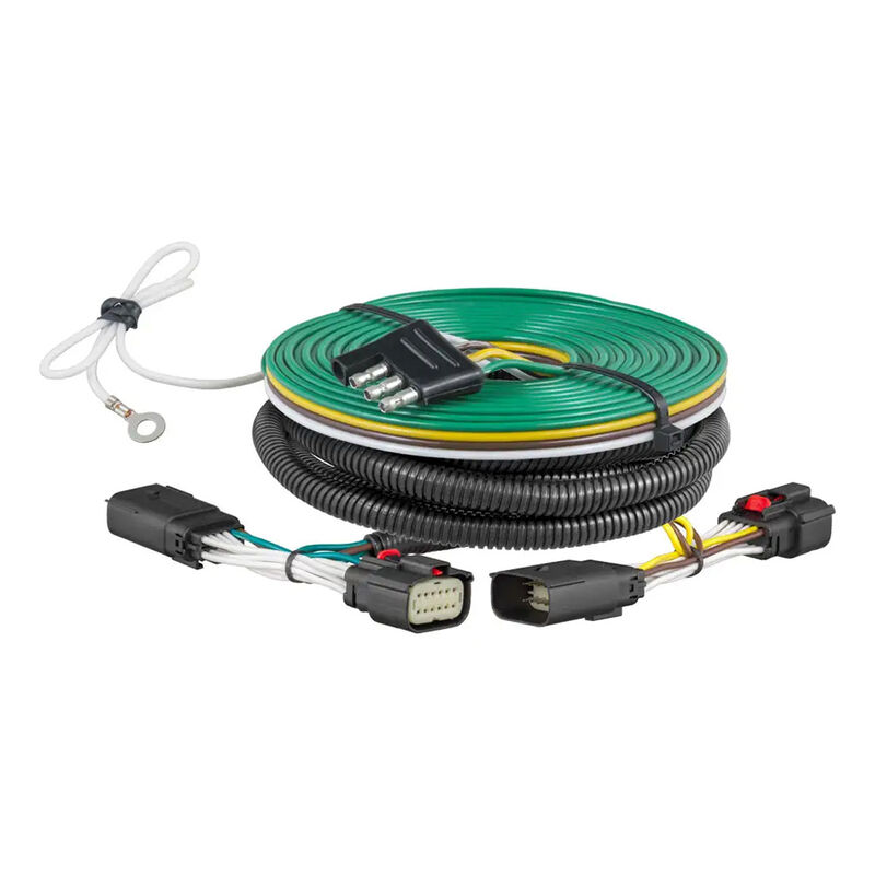 CURT 58975 Custom Towed-Vehicle RV Wiring Harness, Select Ram 1500 image number 1