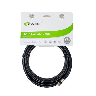 Pace International RG6 Coaxial Cable, 25'