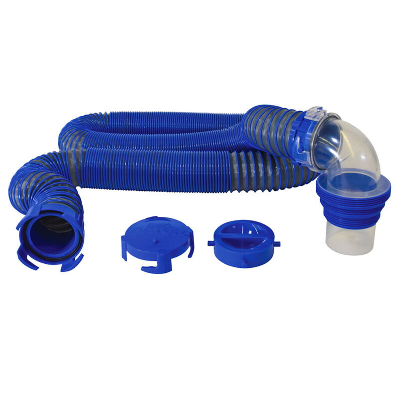 Duraflex Pliable Sewer Hose Kit, 15 Foot Extended Length image number 2