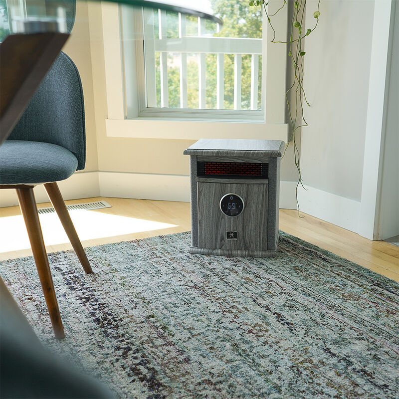 Heat Storm A-1500-ILODG 1500-Watt Deluxe Signature Design Cabinet Heater, Gray image number 5