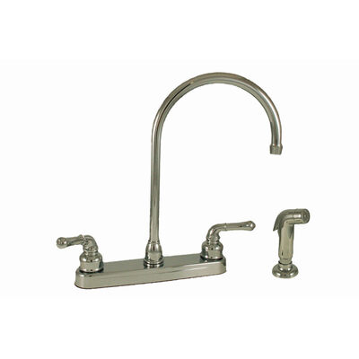 Empire Faucets Gooseneck Spout & Sprayer, Chrome
