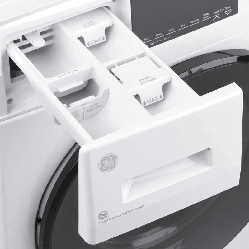 GE 24" 2.4 cu. ft. Front Load Washer / Condenser Dryer Combo image number 3