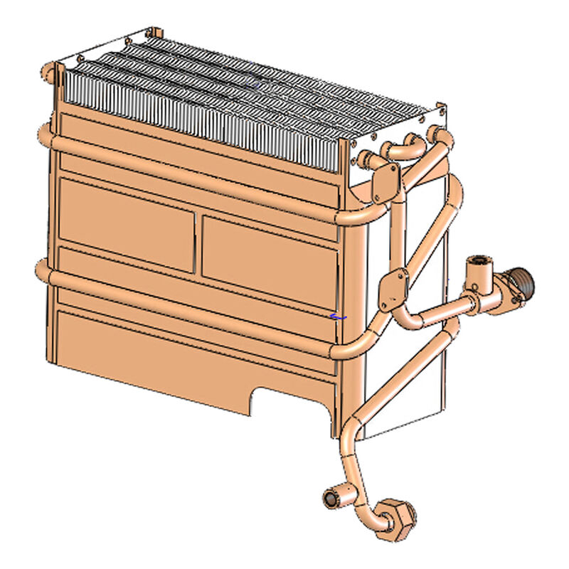 Lippert Water Heater Heat Exchanger Assembly image number 1