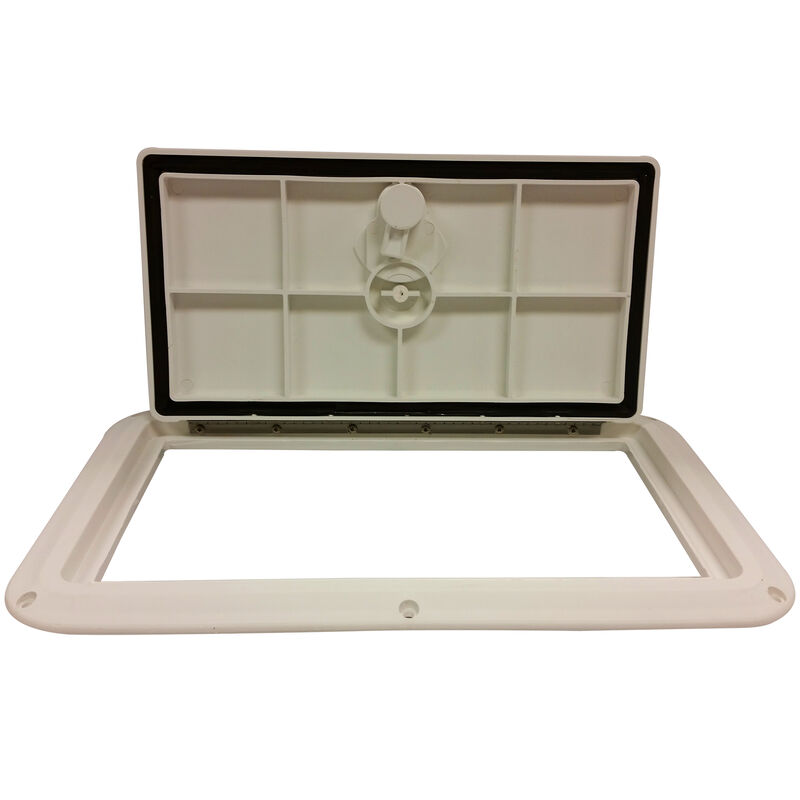 DPI Marine DPF Marine Creamy White Fulsh Series Hatch Door, 9" x 15" O.D. frame image number 2