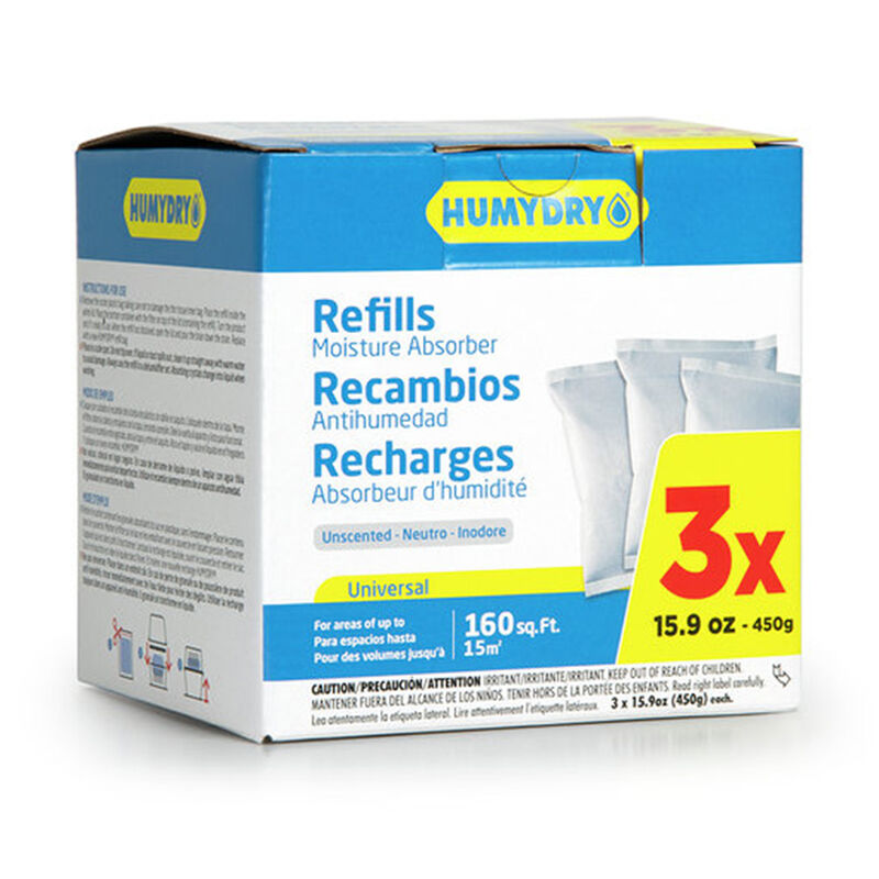 HUMYDRY Premium Moisture Absorber Refills, 3 - 15.9-oz. packs image number 1