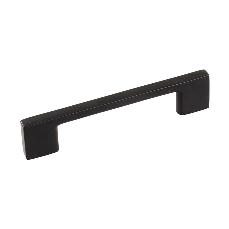 JR Products Designer Cabinet Handle, 5.75" Wide, Matte Black image number 1
