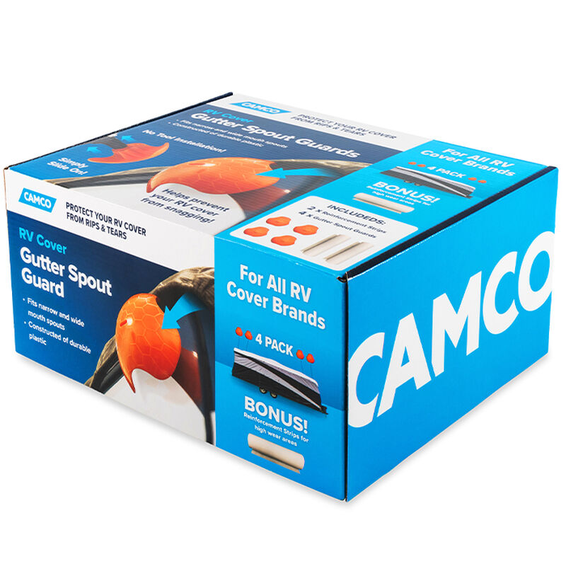 Camco RV Cover Gutter Spout Guard Kit image number 1