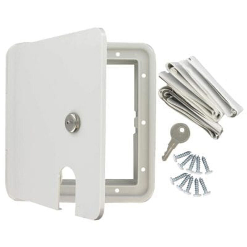 Valterra Cable Hatch, Large Square, White image number 1