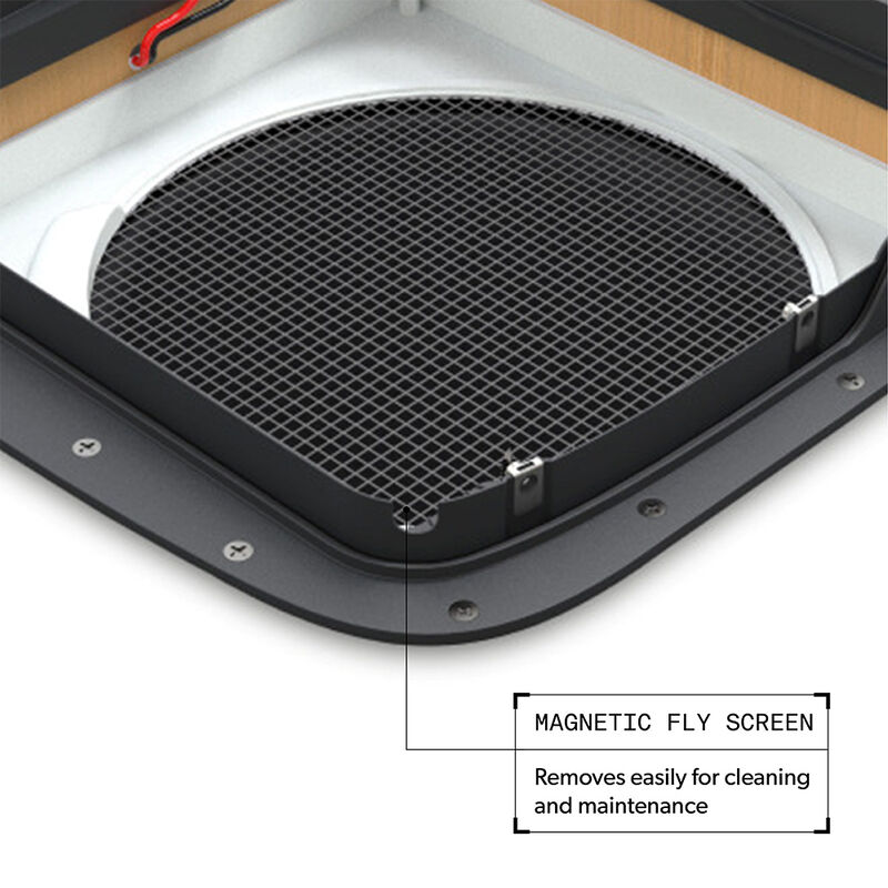 Dometic Fan-Tastic Vent FA95 Platinum Roof Fan with DryDock, White image number 11