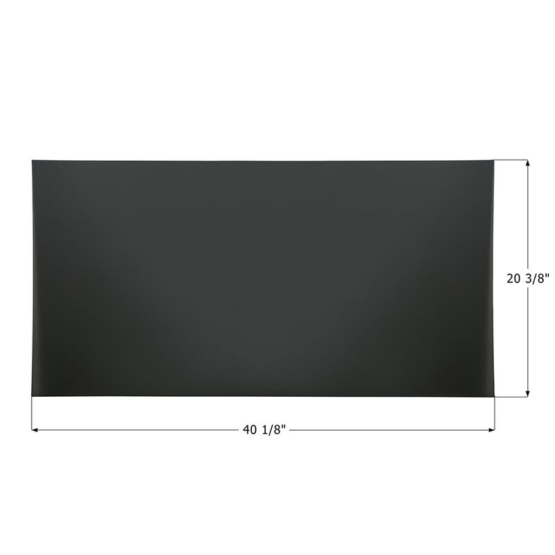 ICON Technologies Airstream Awning Front Polycarbonate Window, 40-1/8" x 20-3/8", Dark Smoke image number 2