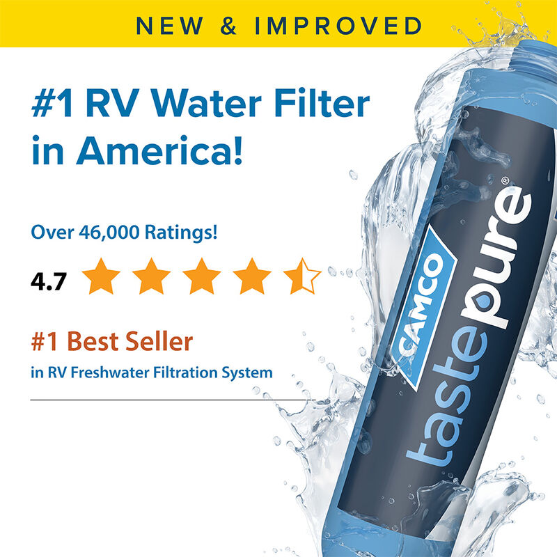Camco TastePURE KDF/Carbon RV Water Filter, 2-Pack image number 3