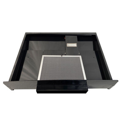 Greystone 22" 12V Range Hood, Black with Stainless Steel Front