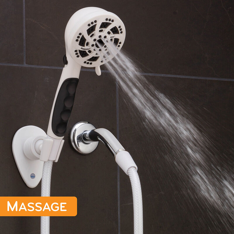 Oxygenics Fury RV Handheld Shower Head Kit, White image number 13