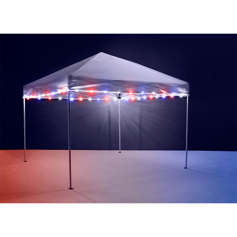 Canopy Brightz Pop-Up Tent Lighting, Red/White/Blue image number 1