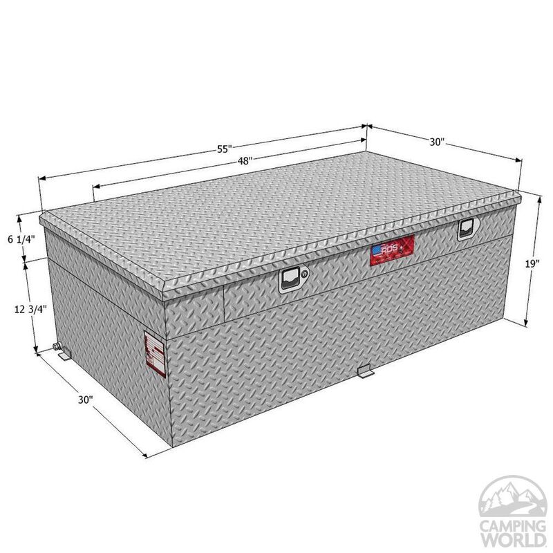 Auxiliary Combo Fuel & Tool Boxes, 91 Gallon image number 3