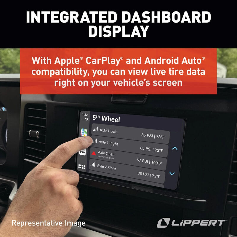 Lippert Tire Linc PRO RV TPMS Tire Pressure Monitoring System, 6-Tire Sensor Kit image number 5