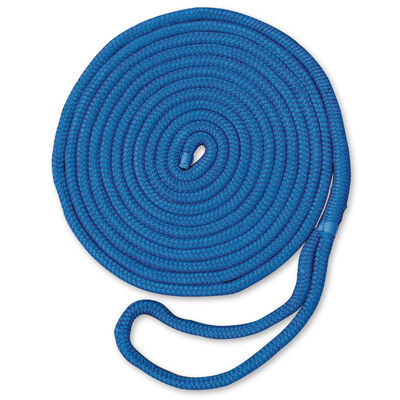 Dockmate Premium Double Braid Nylon Dock Line, 1/2" x 15'