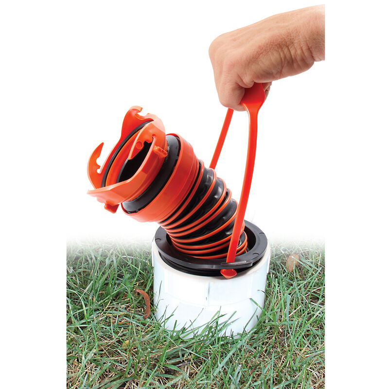 Camco Rhino Flexible Sewer Hose Drain Adapter image number 2