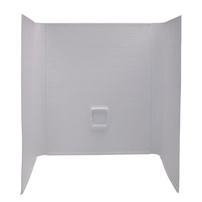 Lippert RV Shower Wall Surround | 40" x 54" x 58" | White