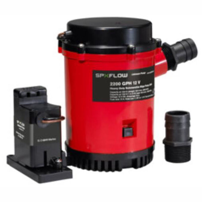 Johnson Pump Bilge Pump, Automatic Submersible; 2200 Gallon Per H image number 1