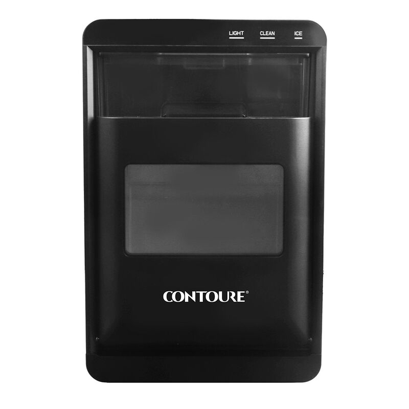 CONTOURE Deluxe 44 lbs. Nugget Countertop Ice Maker, Black image number 2