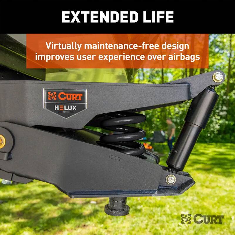 CURT Helux Coil-Spring 5th Wheel Pin Box, 4,850 lbs. Pin Weight, 24,000 lbs. Capacity image number 2