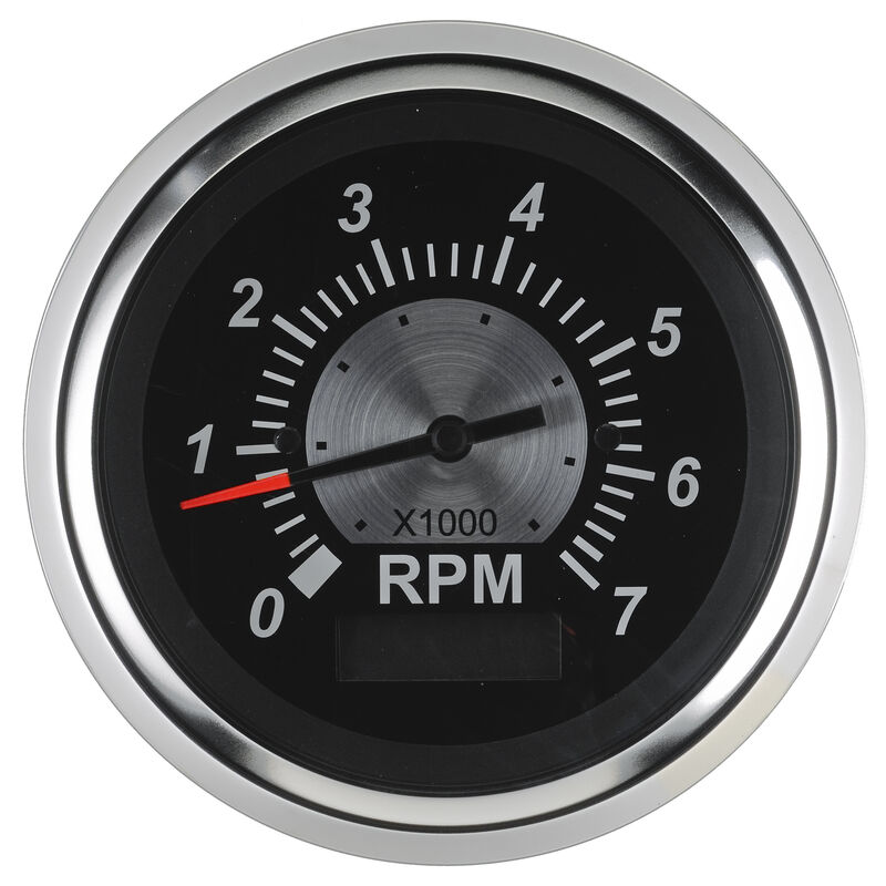 Sierra Black Sterling 3" Tachometer image number 1
