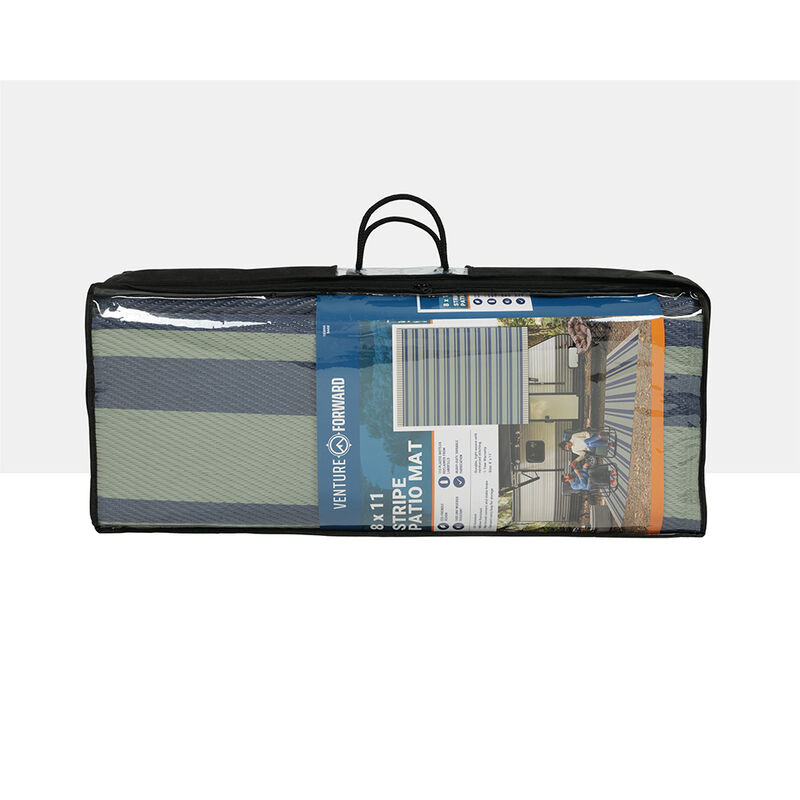 Venture Forward RV Patio Mat w/ Carry Bag, Stripe image number 45