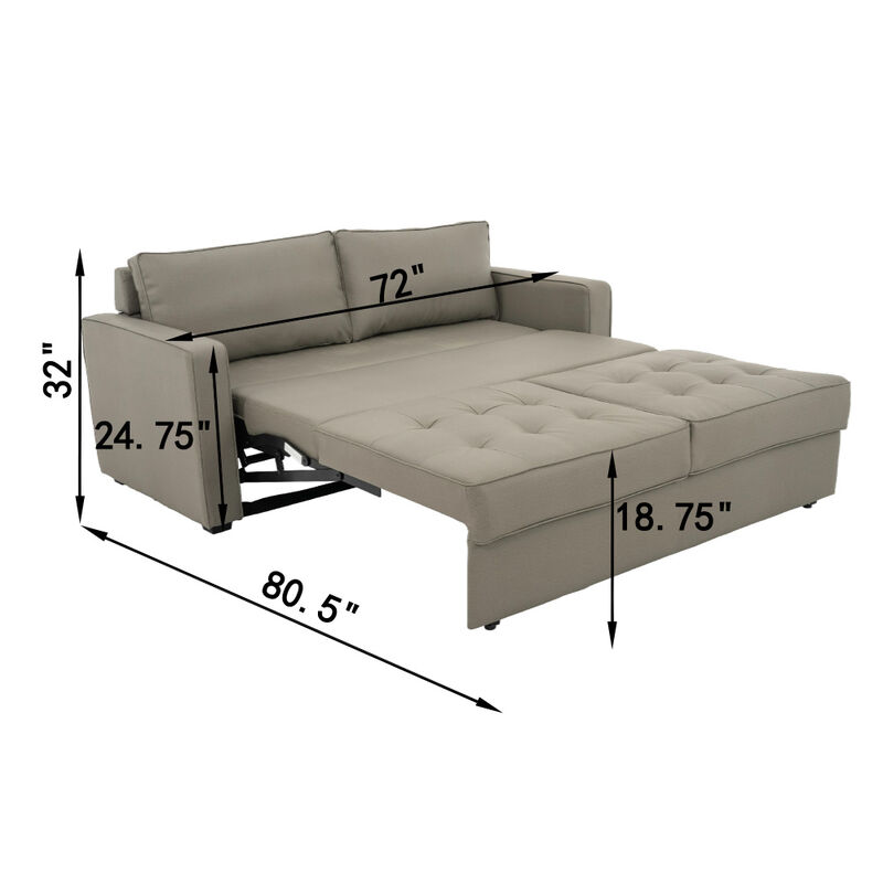 kathy ireland&reg; EZ-Out Sleeper Sofa image number 9