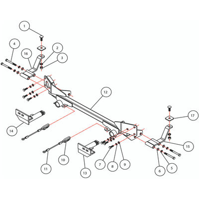 Roadmaster Direct-Connect Baseplate Kit&mdash;2008-2014 Scion/2006-2017 Toyota Yaris (521181-5)