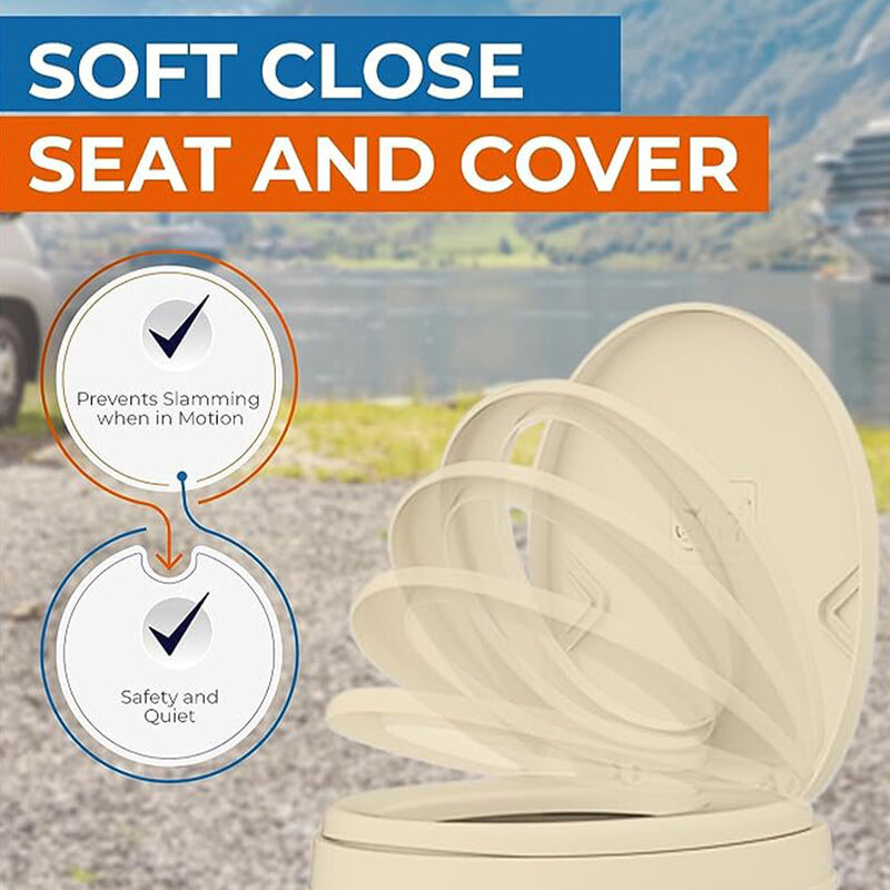 SEAFLO Residential-Height RV Toilet image number 4