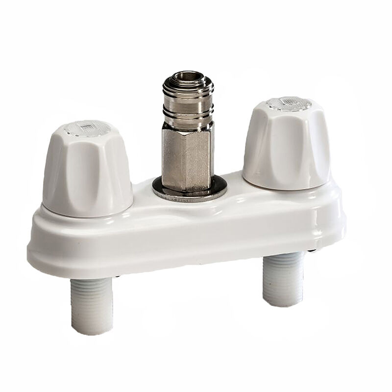 Empire Faucet White RV Quick Disconnect Valve image number 1