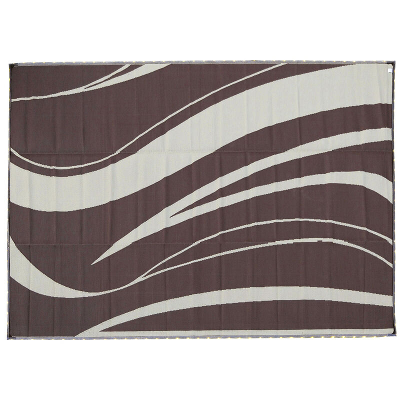 Venture Forward LED Illuminated RV Patio Mat w/ Carry Bag, Wave image number 1