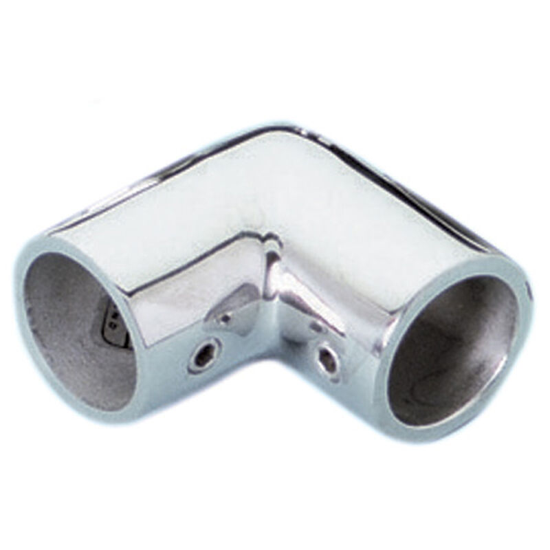 Whitecap 90&deg; Elbow Rail Fitting, Zamac image number 1